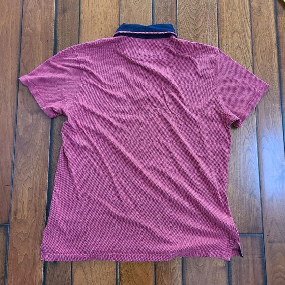 RODD & GUNN Polo Shirt Men's Large L New Haven Sports Fit Short Sleeves Red Blue - Picture 9 of 11